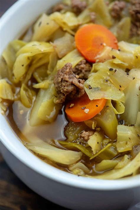 hamburger cabbage soup recipe for crock pot